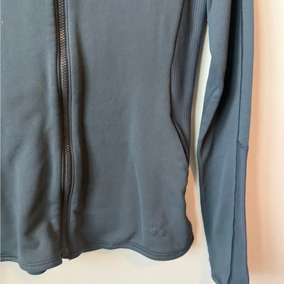 Under Armour Women's Steel Blue Zip-Up Hoodie - Picture 2 of 7